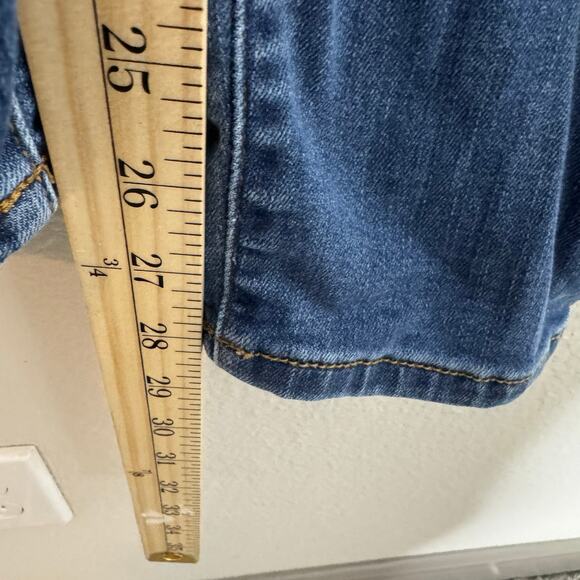 Judy Blue Womens Straight Leg Jeans Size 11/30 Dark Wash Stretch Denim Mid Rise - Picture 4 of 11